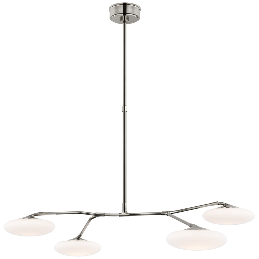 Visual Comfort Signature Canada - CD 5014PN-WG - LED Chandelier - Brindille - Polished Nickel