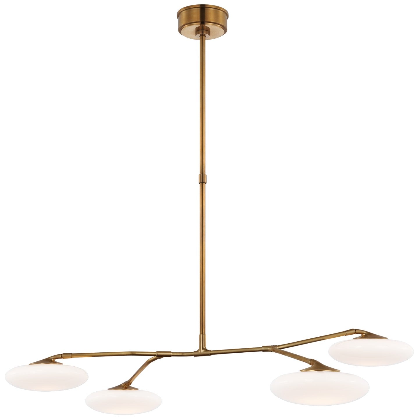 Visual Comfort Signature Canada - CD 5014SB-WG - LED Chandelier - Brindille - Soft Brass