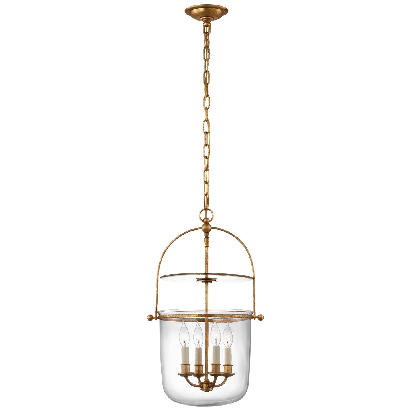 Visual Comfort Signature Canada - CHC 2269GI-CG - Four Light Lantern - Lorford - Gilded Iron