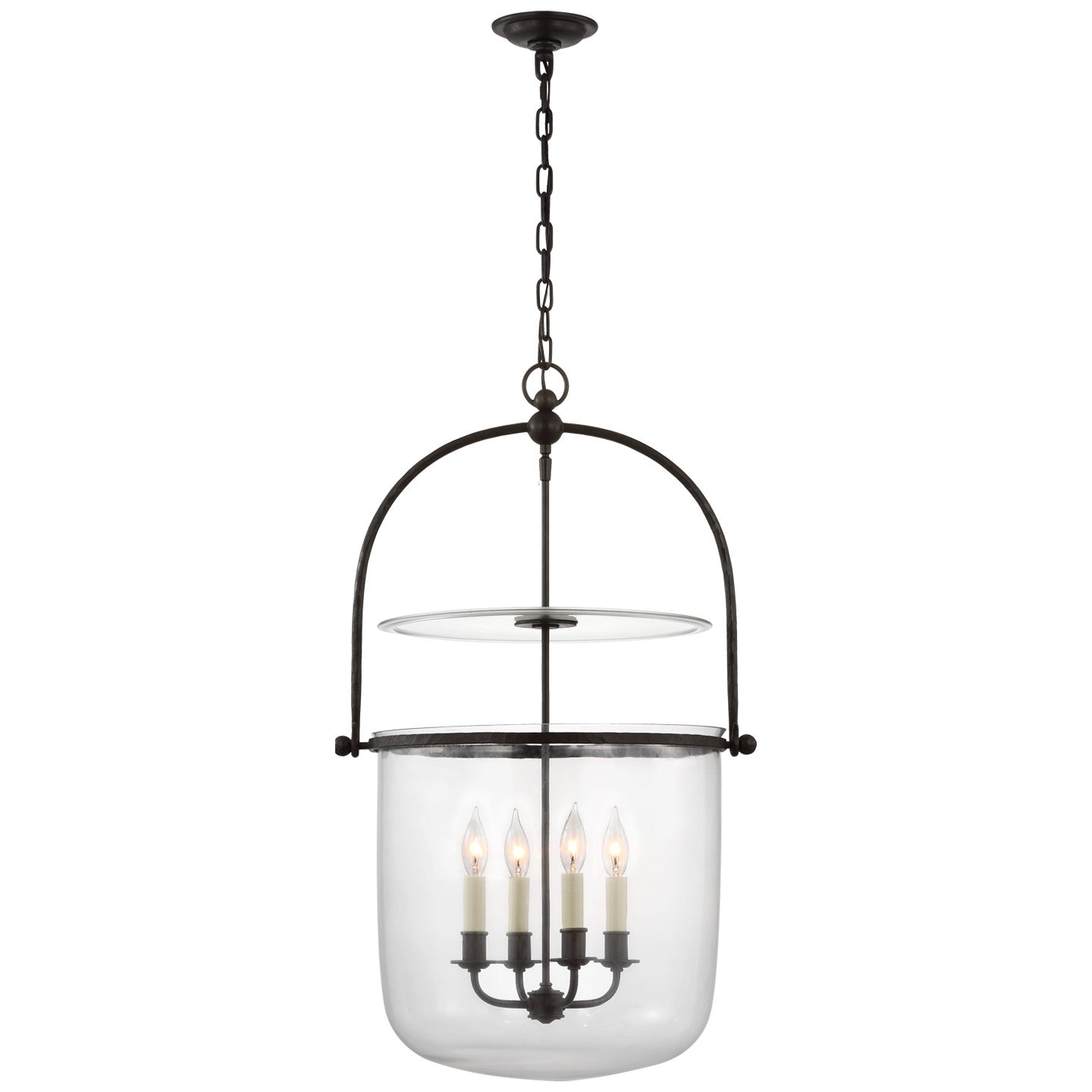 Visual Comfort Signature Canada - CHC 2270AI-CG - Four Light Lantern - Lorford - Aged Iron