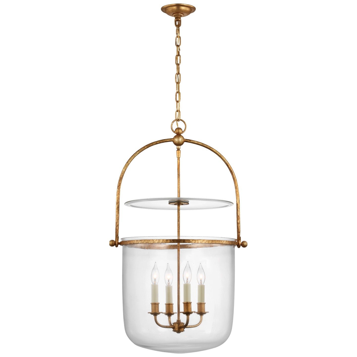 Visual Comfort Signature Canada - CHC 2270GI-CG - Four Light Lantern - Lorford - Gilded Iron