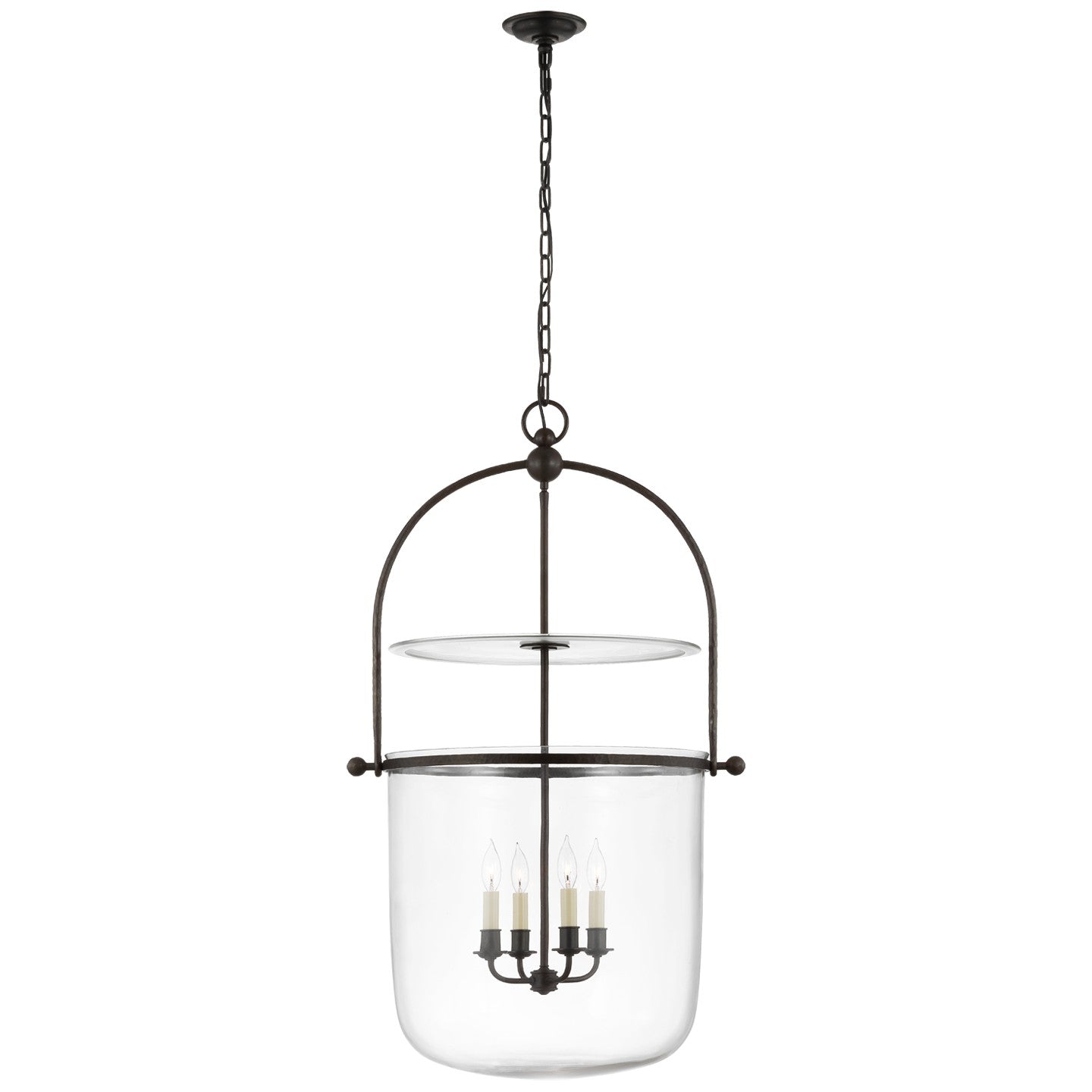 Visual Comfort Signature Canada - CHC 2271AI-CG - Four Light Lantern - Lorford - Aged Iron