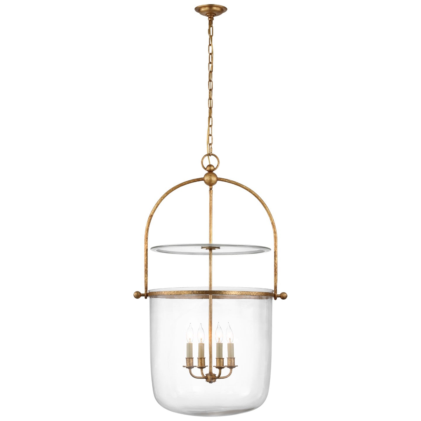Visual Comfort Signature Canada - CHC 2271GI-CG - Four Light Lantern - Lorford - Gilded Iron