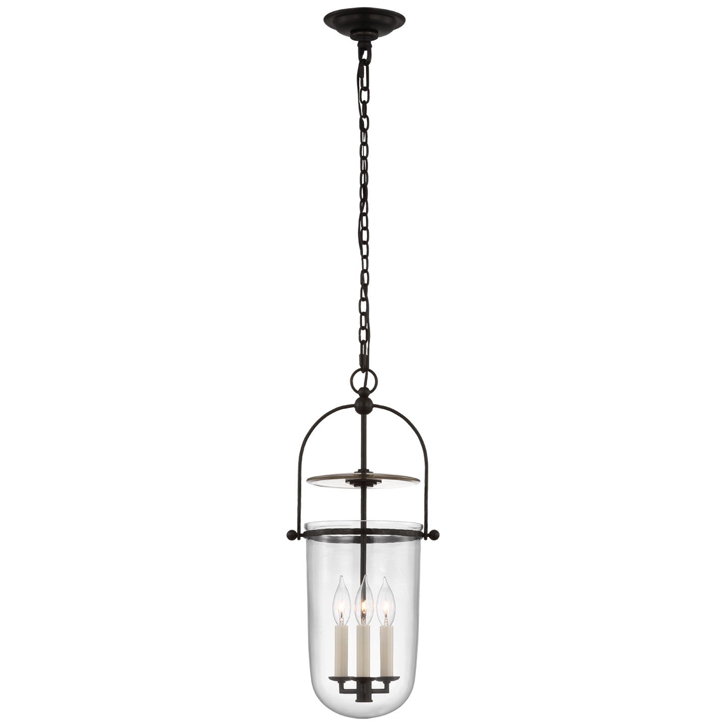 Visual Comfort Signature Canada - CHC 2298AI-CG - Three Light Lantern - Lorford - Aged Iron