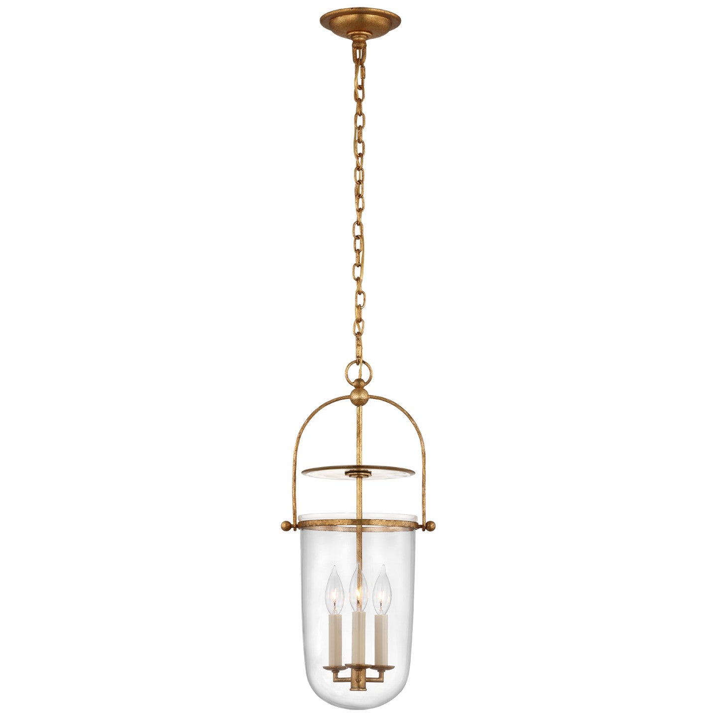 Visual Comfort Signature Canada - CHC 2298GI-CG - Three Light Lantern - Lorford - Gilded Iron