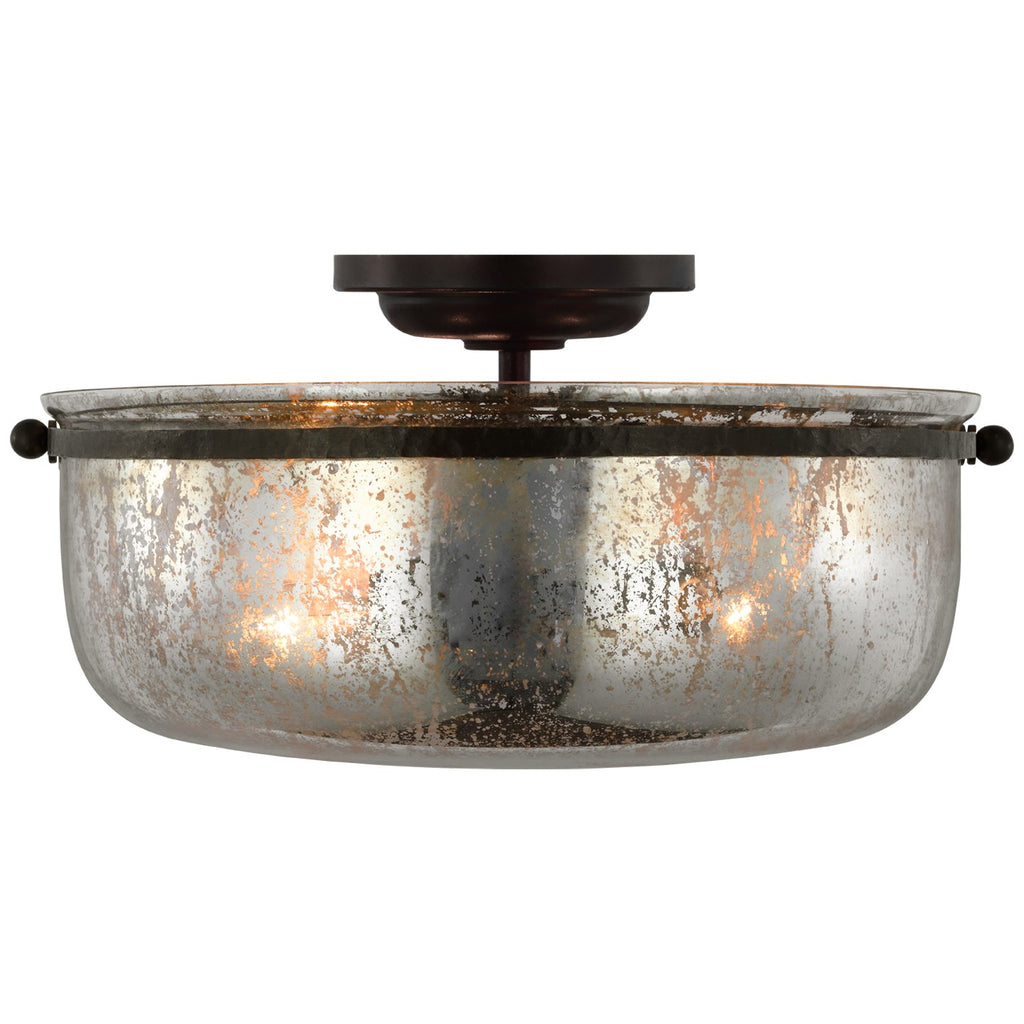 Visual Comfort Signature Canada - CHC 4269AI-MG - LED Semi-Flush Mount - Lorford - Aged Iron