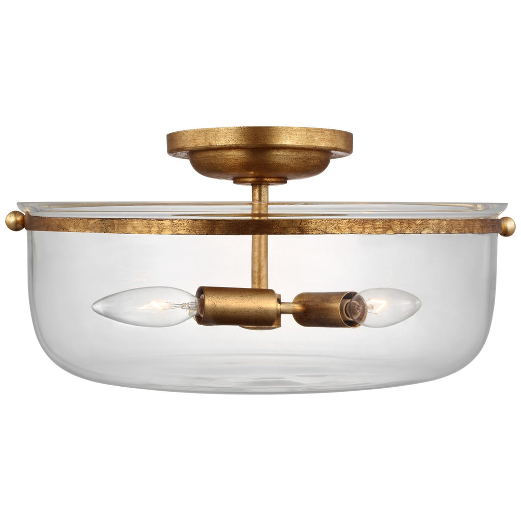 Visual Comfort Signature Canada - CHC 4269GI-CG - LED Semi-Flush Mount - Lorford - Gilded Iron