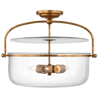 Lorford Three Light Semi-Flush Mount