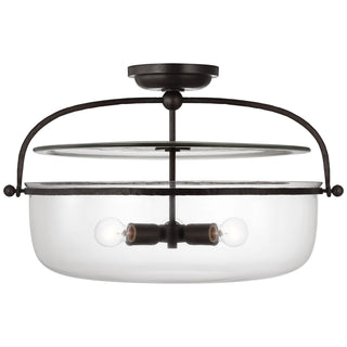Visual Comfort Signature Canada - CHC 4272AI-CG - LED Semi-Flush Mount - Lorford - Aged Iron