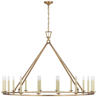 Visual Comfort Signature Canada - CHC 5275GI - LED Chandelier - Darlana Ring - Gilded Iron