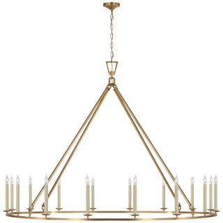 Visual Comfort Signature Canada - CHC 5276AB - LED Chandelier - Darlana Ring - Antique-Burnished Brass