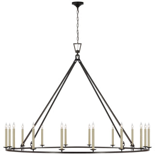 Visual Comfort Signature Canada - CHC 5276AI - LED Chandelier - Darlana Ring - Aged Iron