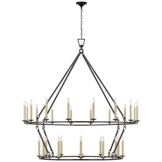 Visual Comfort Signature Canada - CHC 5277AI - LED Chandelier - Darlana Ring - Aged Iron