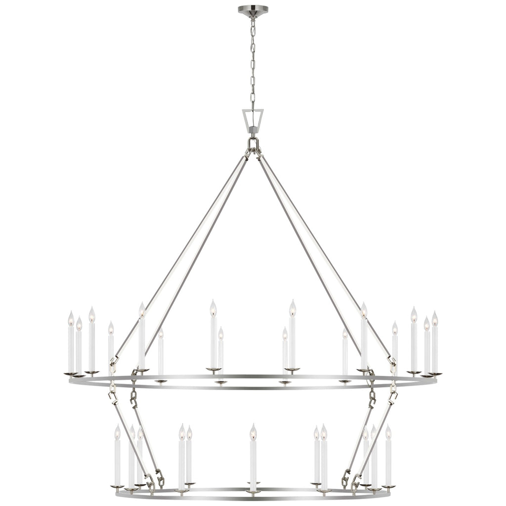 Visual Comfort Signature Canada - CHC 5278PN - LED Chandelier - Darlana Ring - Polished Nickel