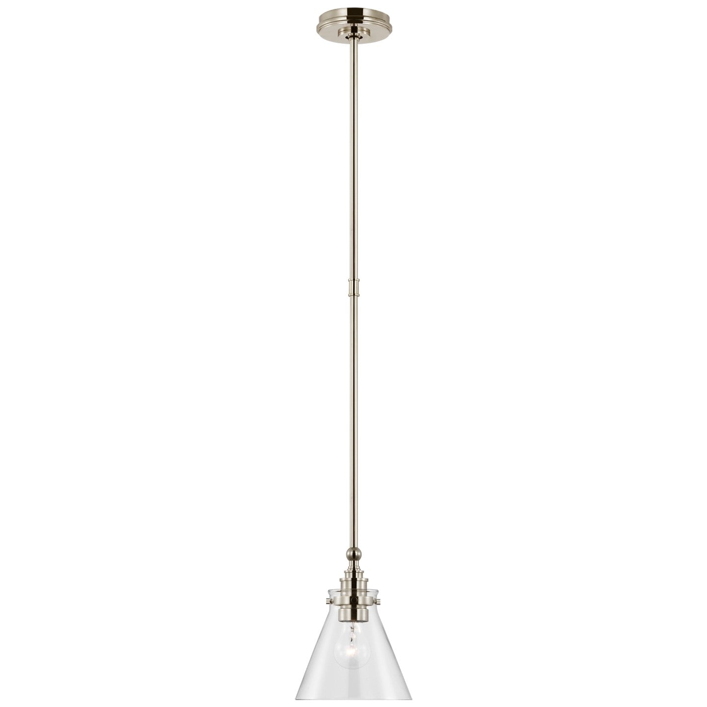 Visual Comfort Signature Canada - CHC 5525PN-CG - LED Pendant - Parkington - Polished Nickel