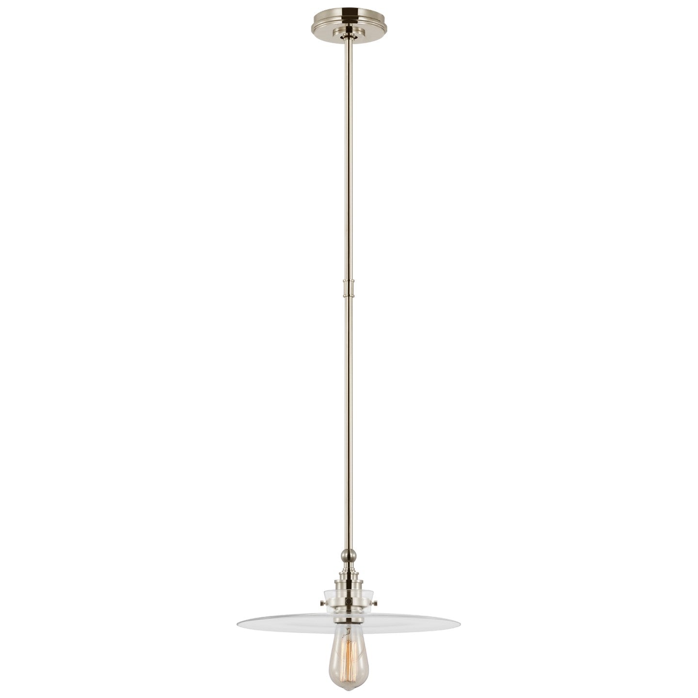 Visual Comfort Signature Canada - CHC 5526PN-CG - LED Pendant - Parkington - Polished Nickel