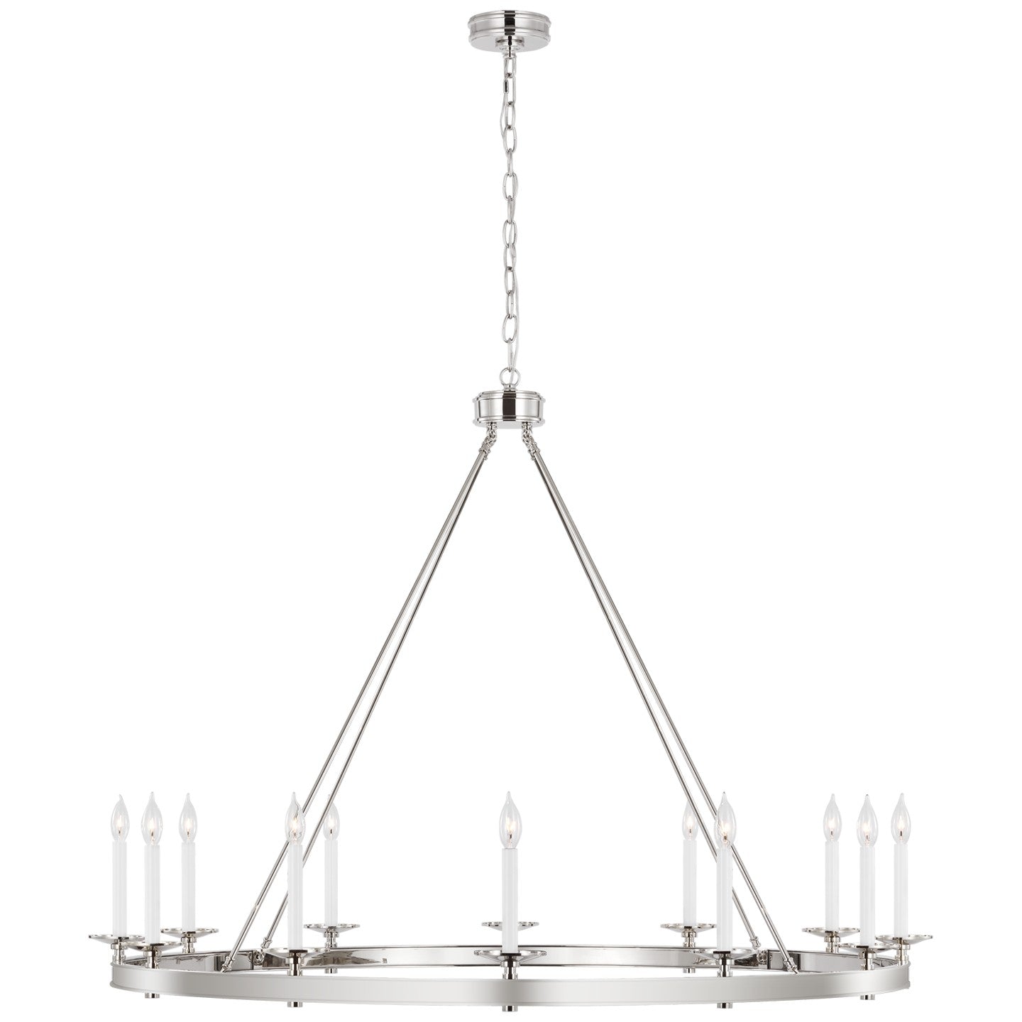 Visual Comfort Signature Canada - CHC 5614PN - LED Chandelier - Launceton - Polished Nickel