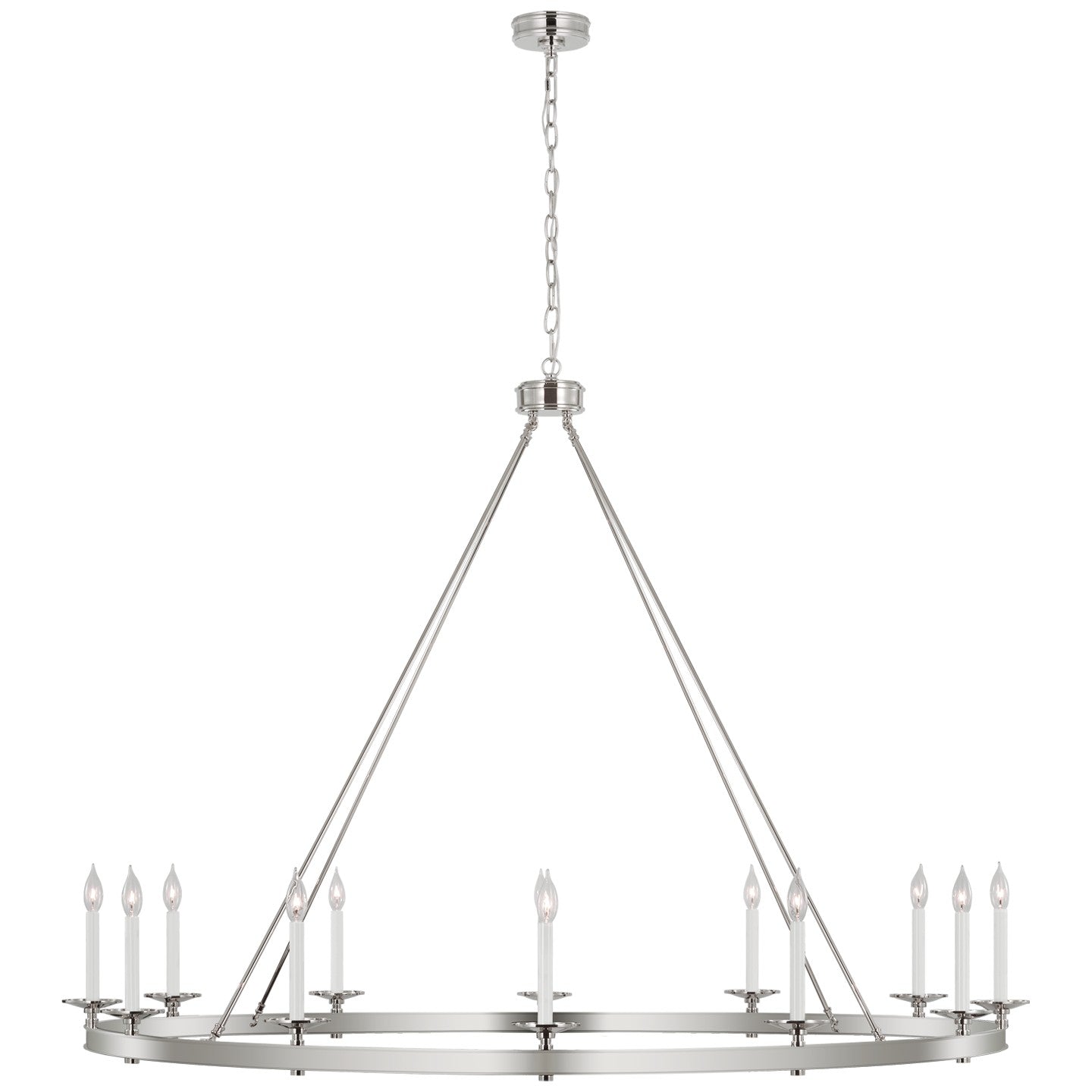 Visual Comfort Signature Canada - CHC 5615PN - LED Chandelier - Launceton - Polished Nickel