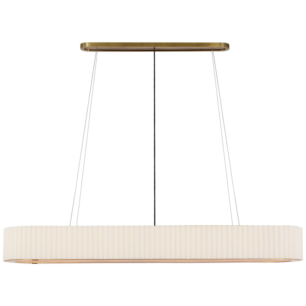 Visual Comfort Signature Canada - IKF 5446HAB-L - LED Linear Chandelier - Palati - Hand-Rubbed Antique Brass