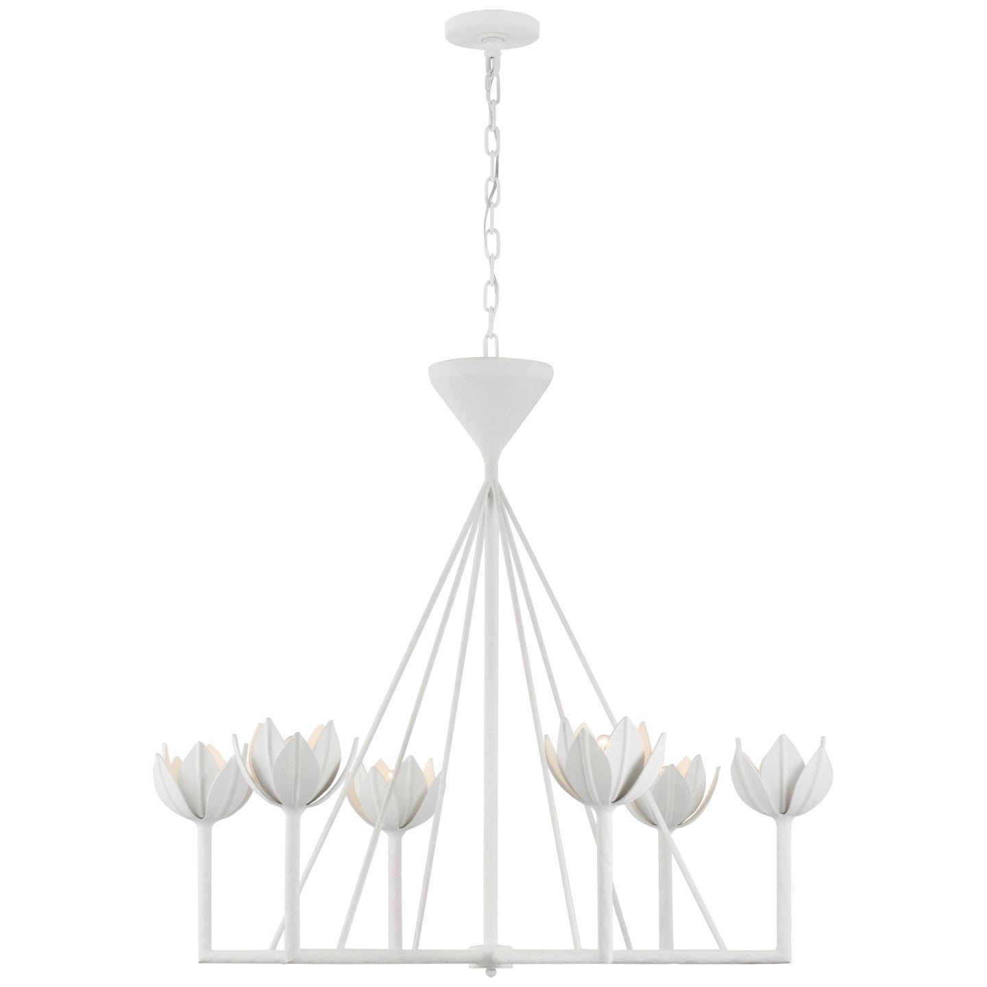 Visual Comfort Signature Canada - JN 5008PW - LED Chandelier - Alberto - Plaster White