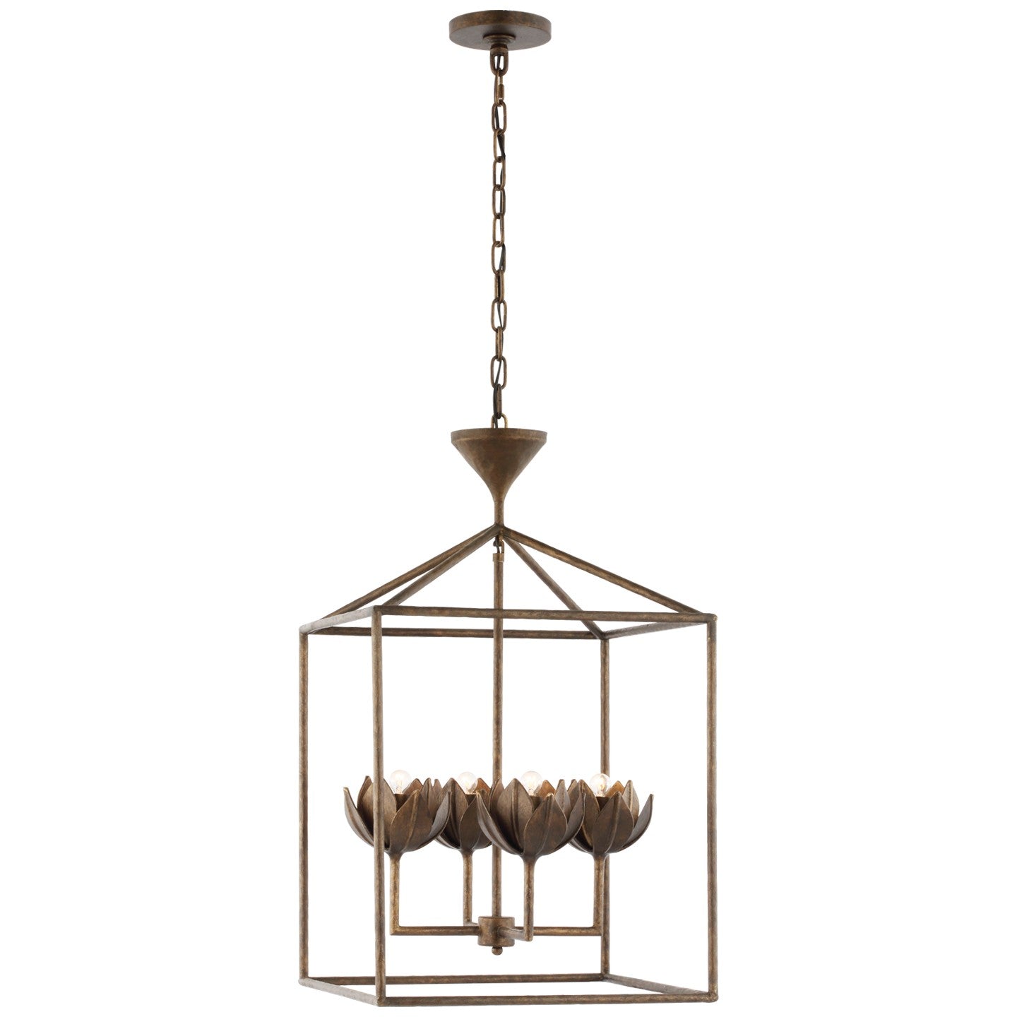Visual Comfort Signature Canada - JN 5302ABL - LED Pendant - Alberto - Antique Bronze Leaf