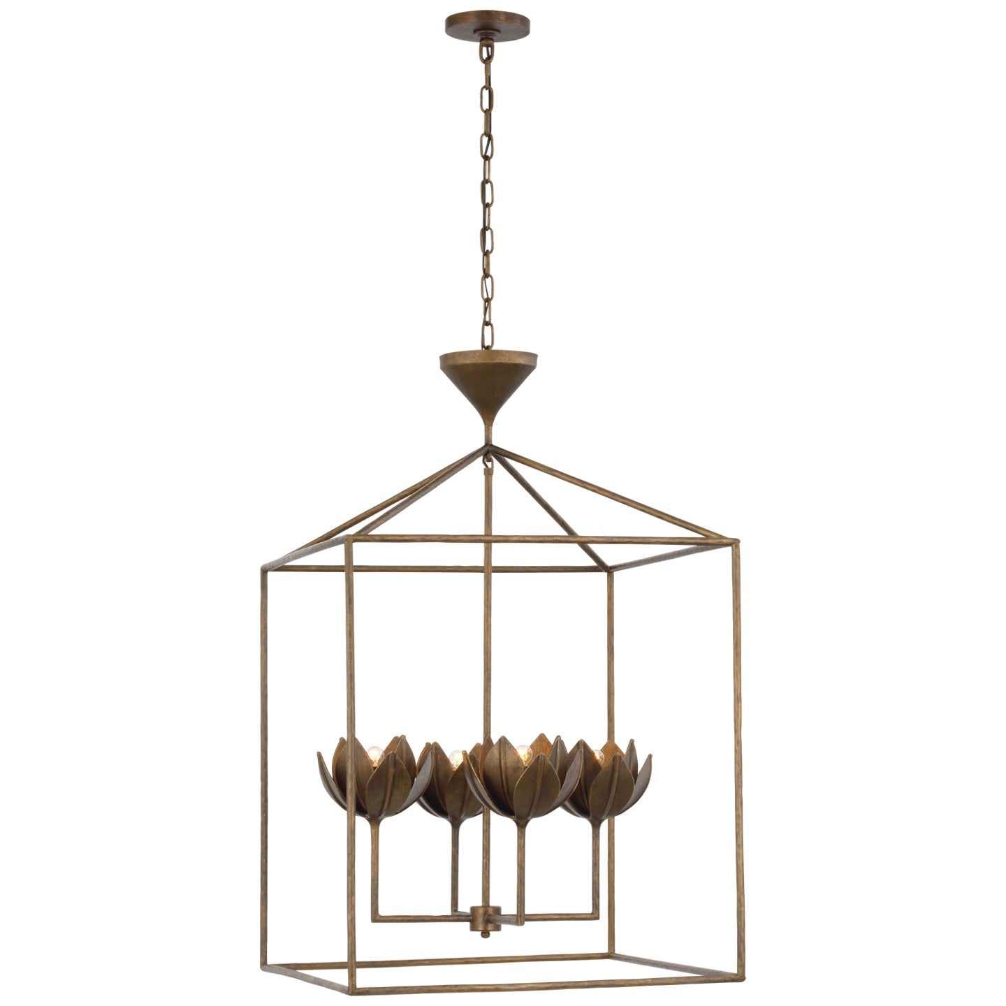Visual Comfort Signature Canada - JN 5303ABL - LED Pendant - Alberto - Antique Bronze Leaf