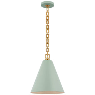 Visual Comfort Signature Canada - JN 5321PLB/G - LED Pendant - Theo - Pale Blue and Gild