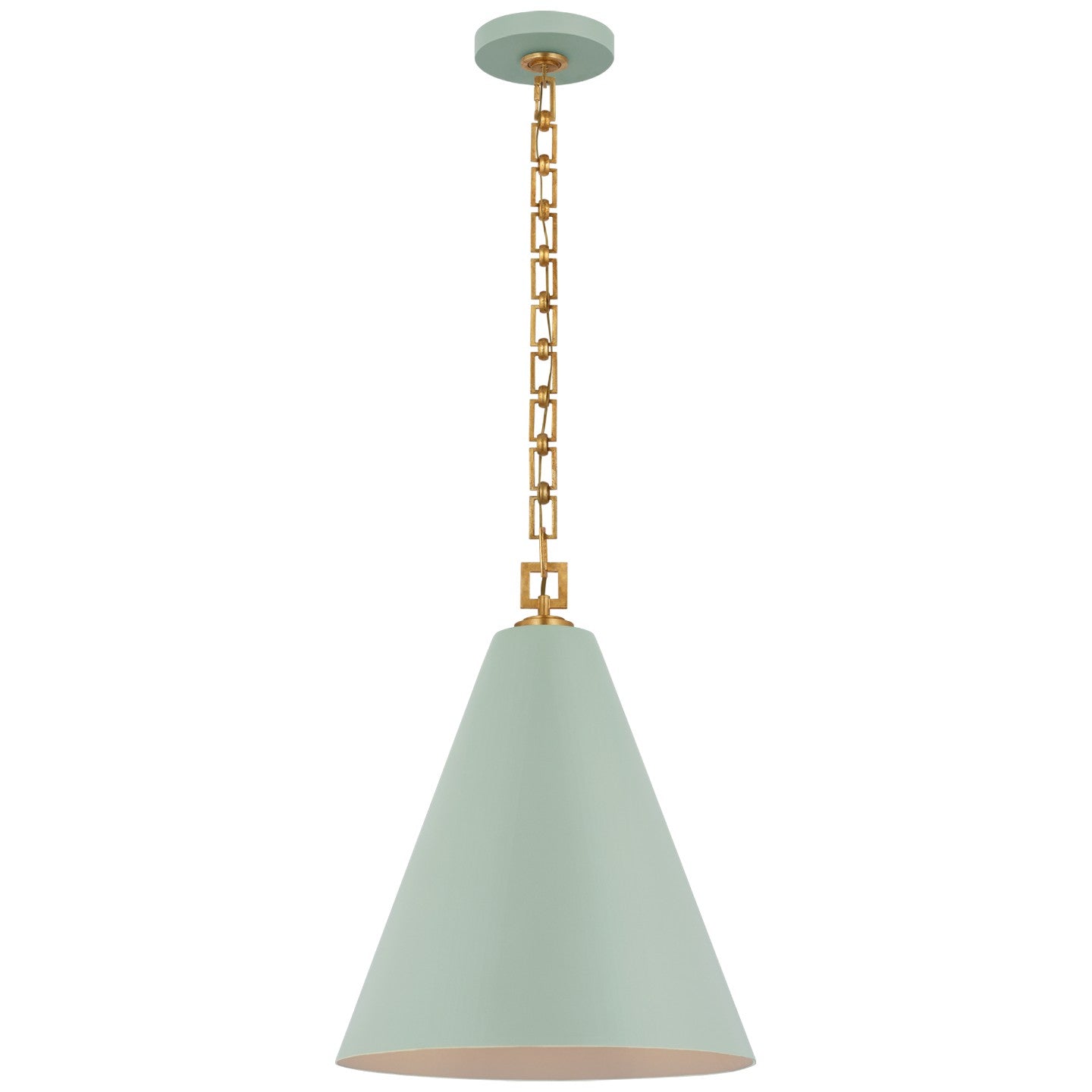 Visual Comfort Signature Canada - JN 5322PLB/G - LED Pendant - Theo - Pale Blue and Gild