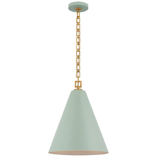 Visual Comfort Signature Canada - JN 5322PLB/G - LED Pendant - Theo - Pale Blue and Gild