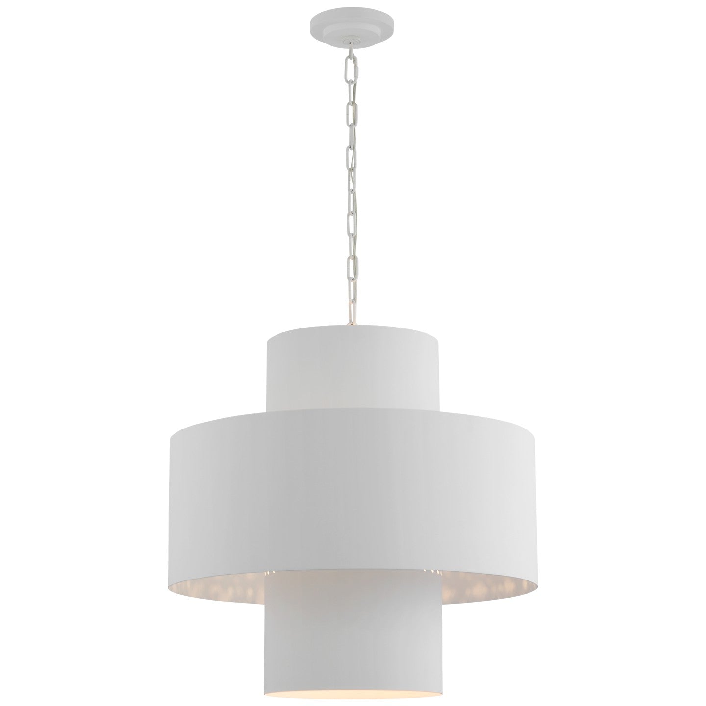 Visual Comfort Signature Canada - JN 5332PW - LED Pendant - Chalmette - Plaster White