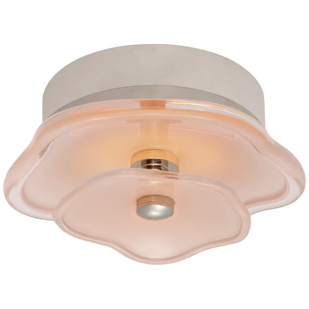 Visual Comfort Signature Canada - KS 4063PN-BLS - LED Flush Mount - Leighton - Polished Nickel
