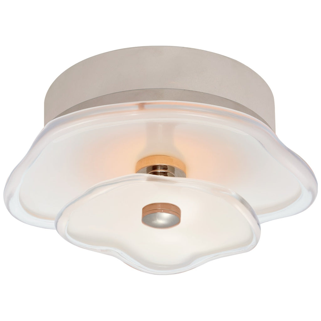 Visual Comfort Signature Canada - KS 4063PN-CRE - LED Flush Mount - Leighton - Polished Nickel