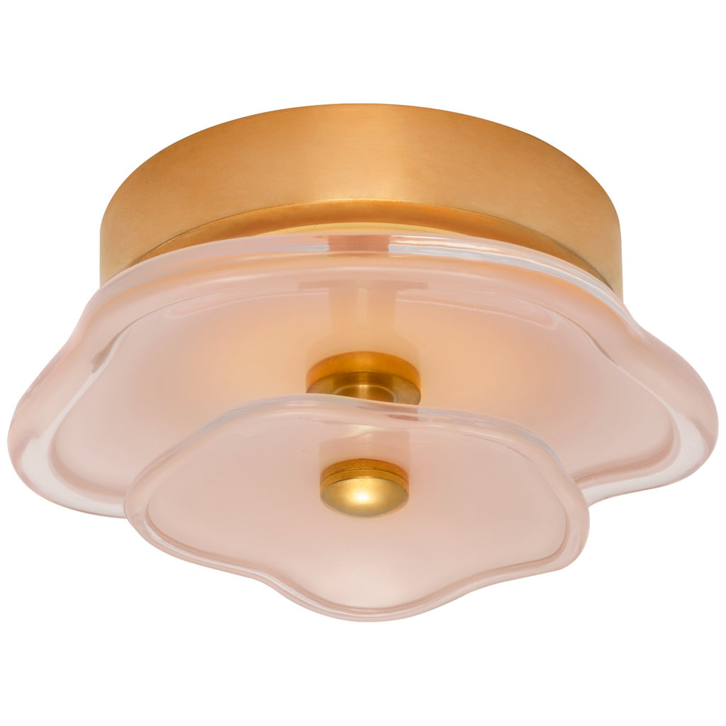 Visual Comfort Signature Canada - KS 4063SB-BLS - LED Flush Mount - Leighton - Soft Brass