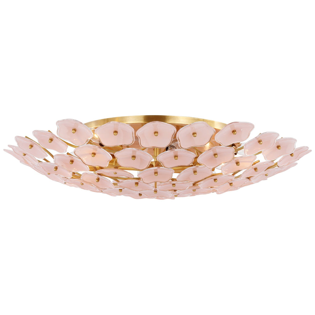 Visual Comfort Signature Canada - KS 4068SB-BLS - LED Flush Mount - Leighton - Soft Brass