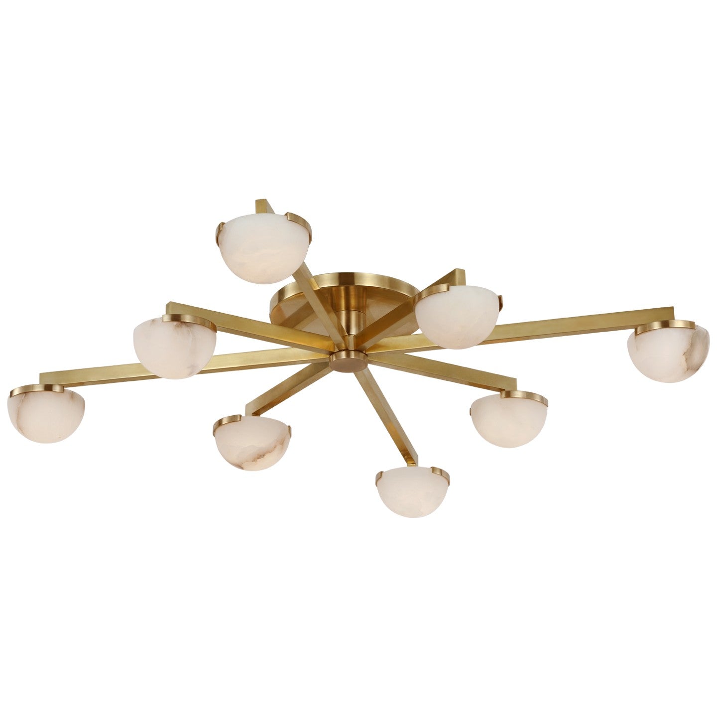 Visual Comfort Signature Canada - KW 4622AB-ALB - LED Flush Mount - Pedra - Antique-Burnished Brass