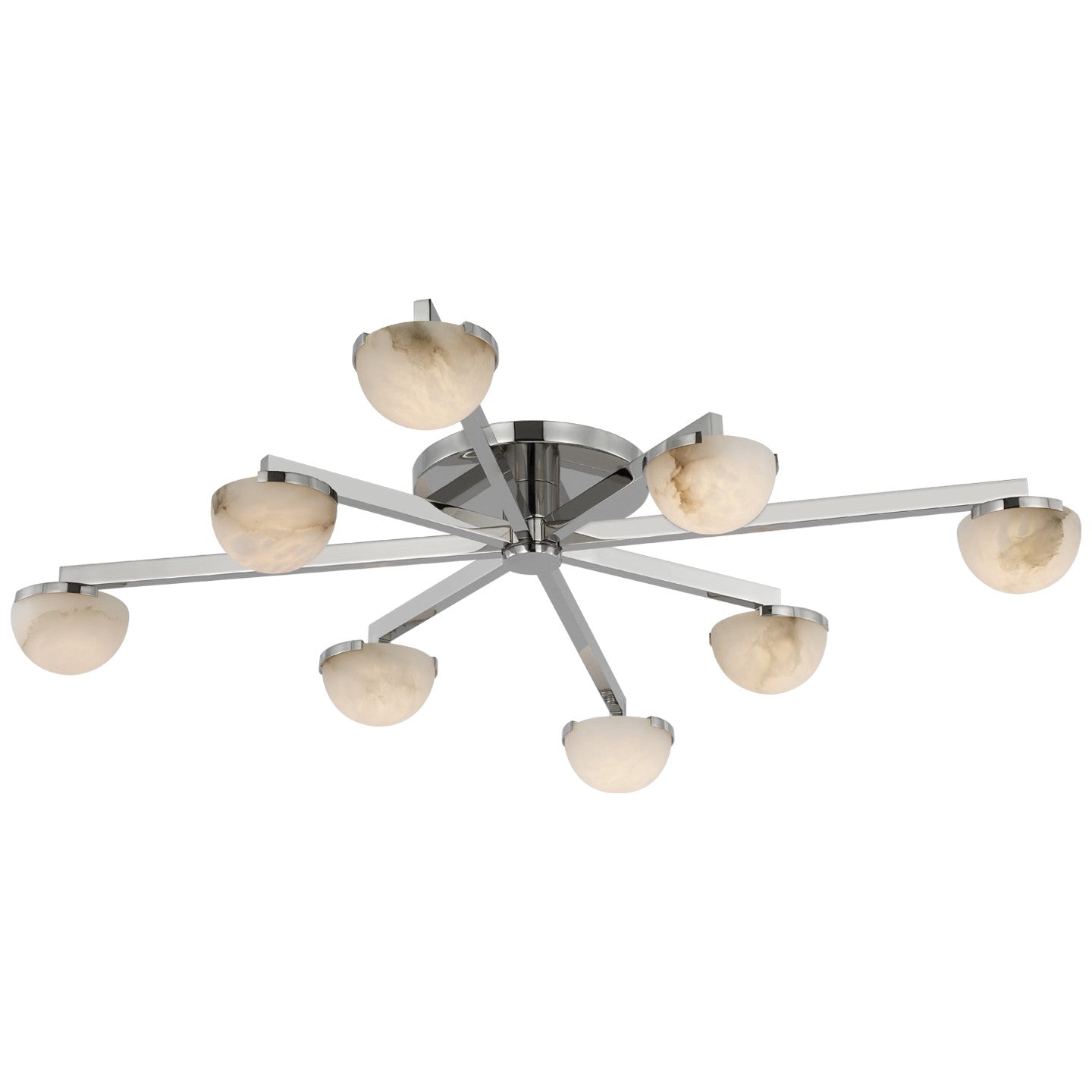 Visual Comfort Signature Canada - KW 4622PN-ALB - LED Flush Mount - Pedra - Polished Nickel