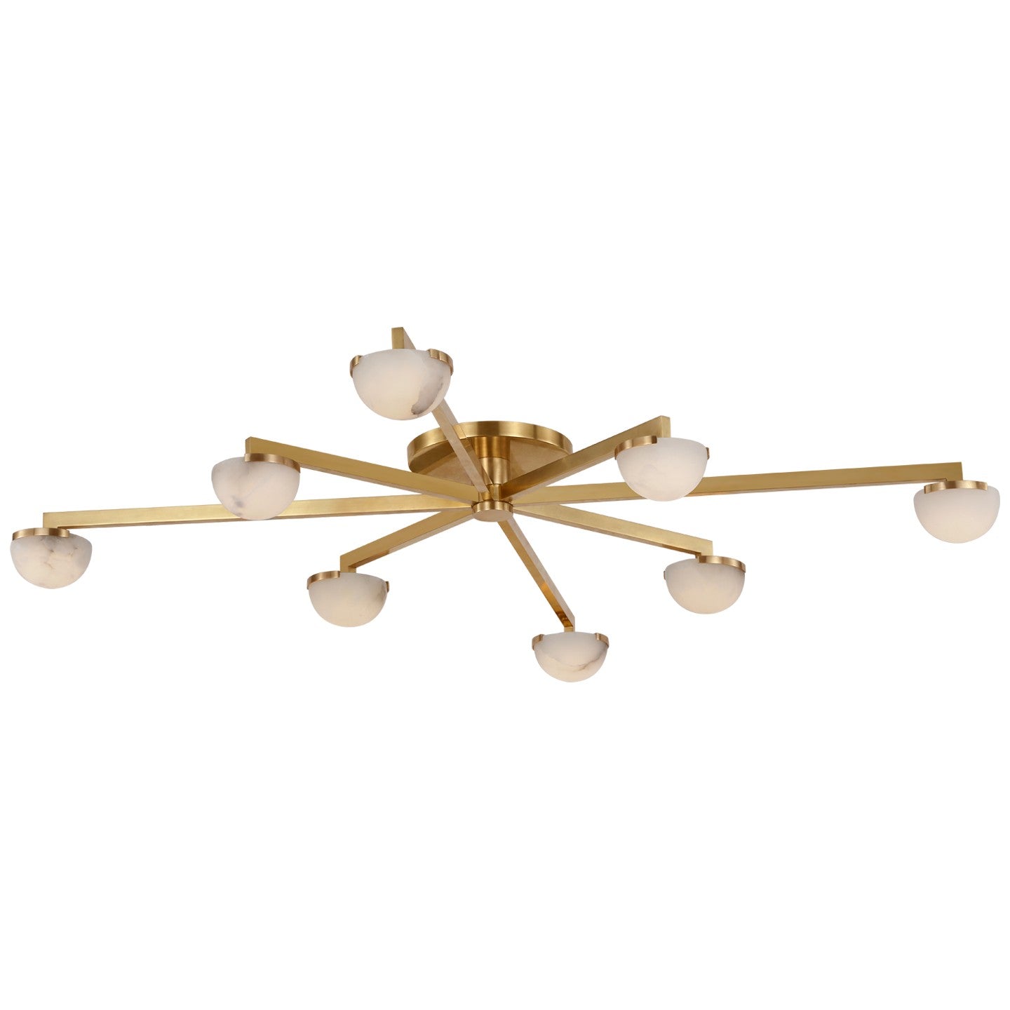 Visual Comfort Signature Canada - KW 4623AB-ALB - LED Flush Mount - Pedra - Antique-Burnished Brass