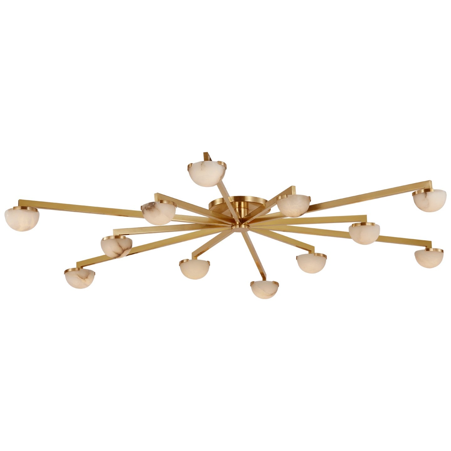 Visual Comfort Signature Canada - KW 4624AB-ALB - LED Flush Mount - Pedra - Antique-Burnished Brass