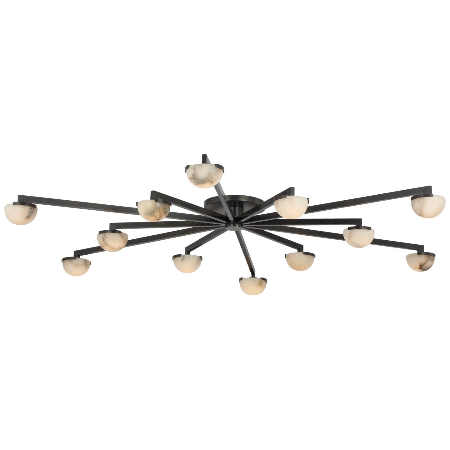Visual Comfort Signature Canada - KW 4624BZ-ALB - LED Flush Mount - Pedra - Bronze