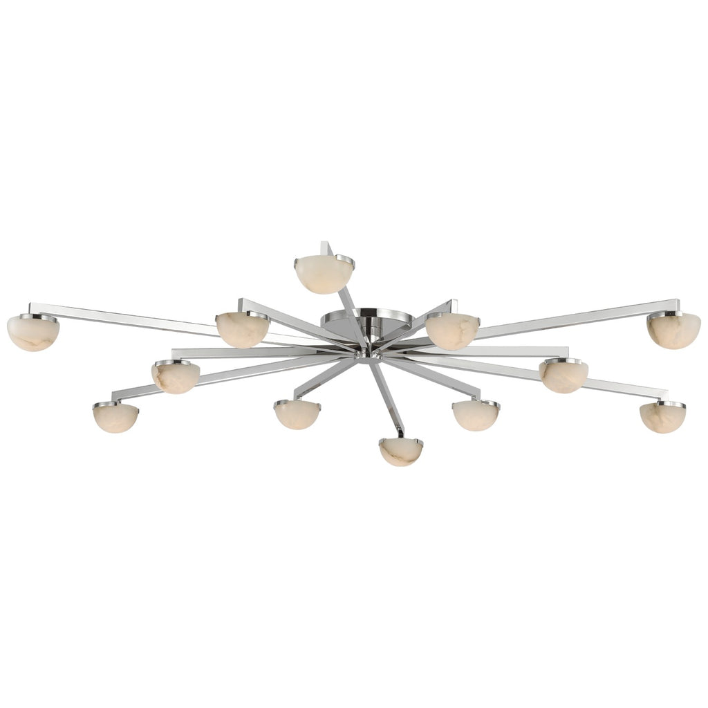 Visual Comfort Signature Canada - KW 4624PN-ALB - LED Flush Mount - Pedra - Polished Nickel
