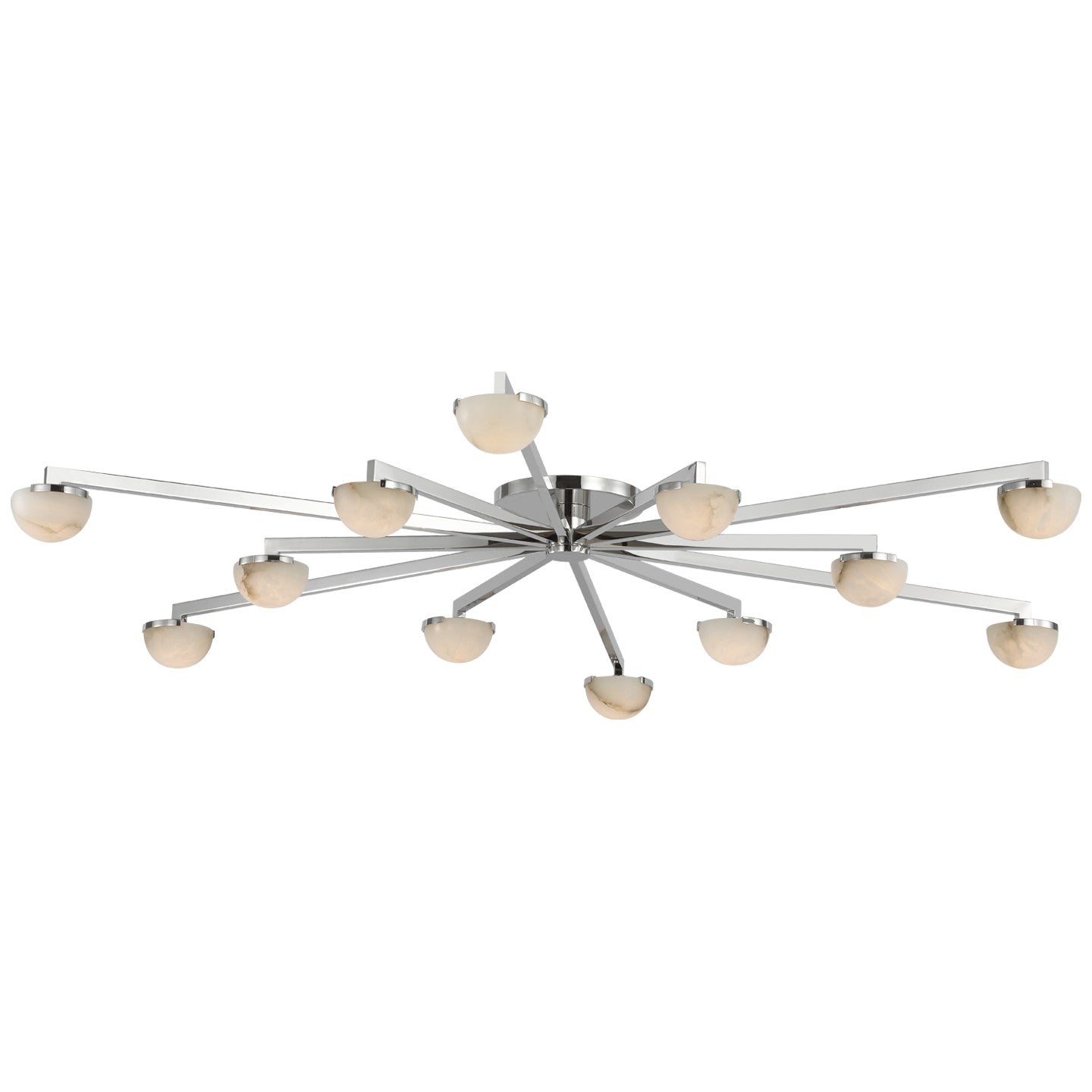 Visual Comfort Signature Canada - KW 4624PN-ALB - LED Flush Mount - Pedra - Polished Nickel