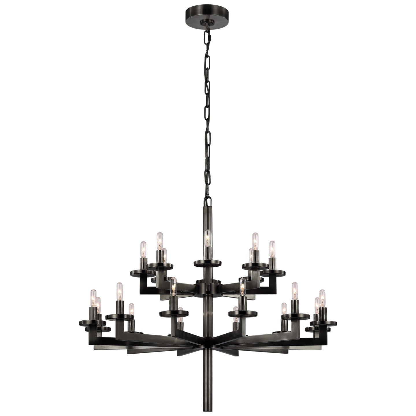 Visual Comfort Signature Canada - KW 5201BZ - 20 Light Chandelier - Liaison - Bronze