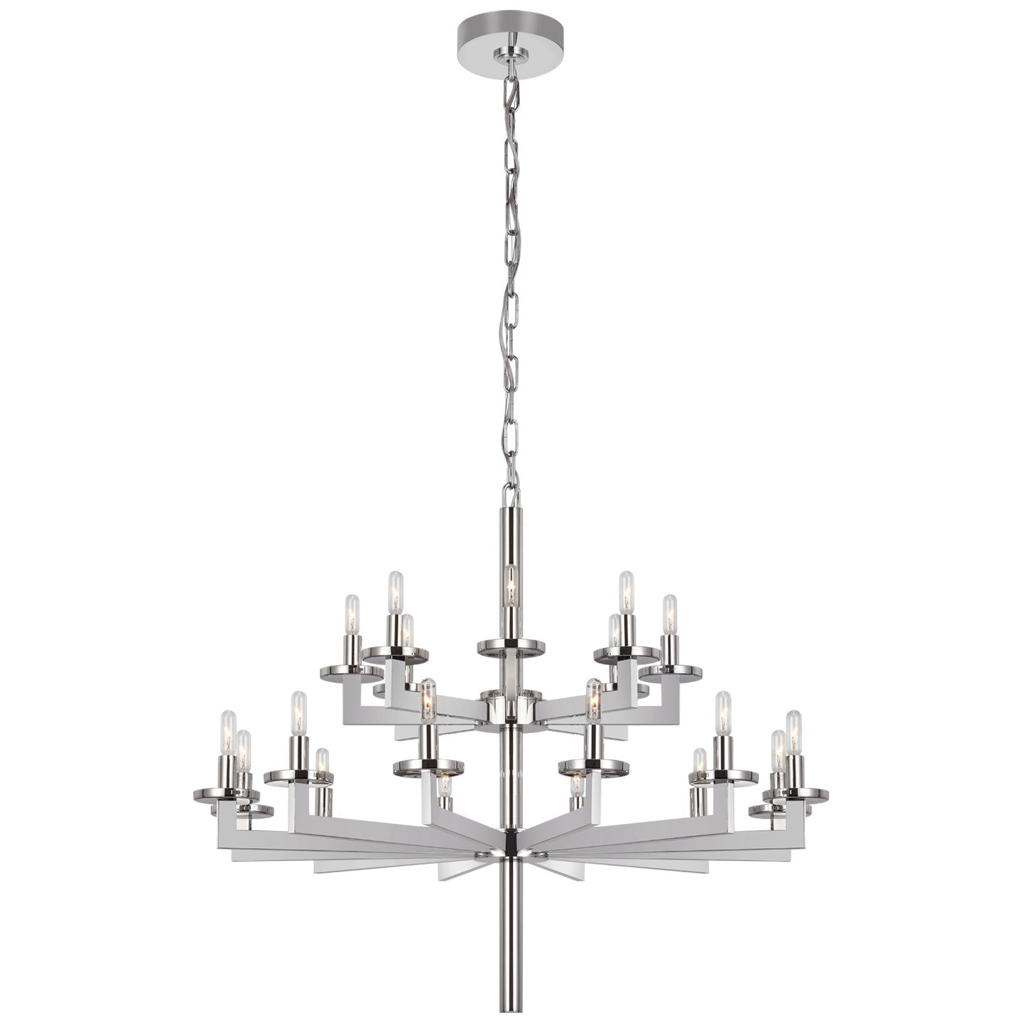 Visual Comfort Signature Canada - KW 5201PN - 20 Light Chandelier - Liaison - Polished Nickel