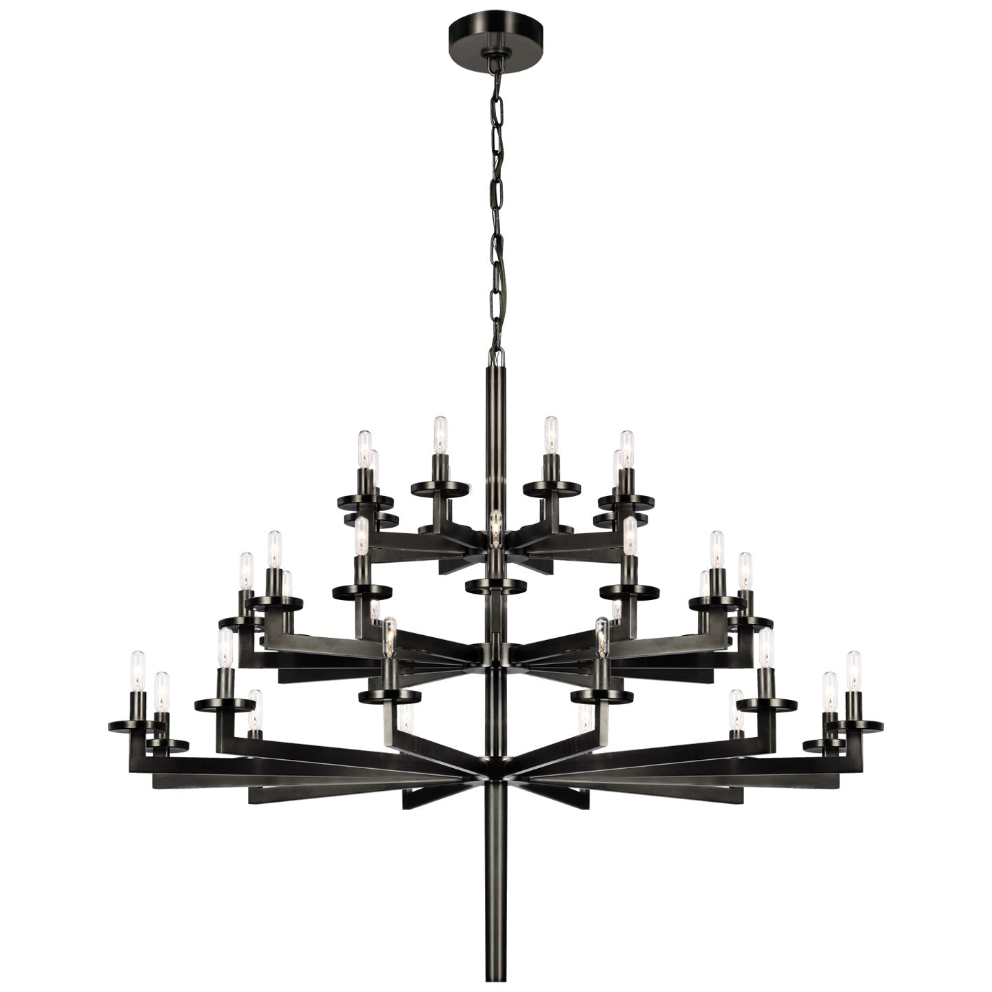 Visual Comfort Signature Canada - KW 5202BZ - 32 Light Chandelier - Liaison - Bronze