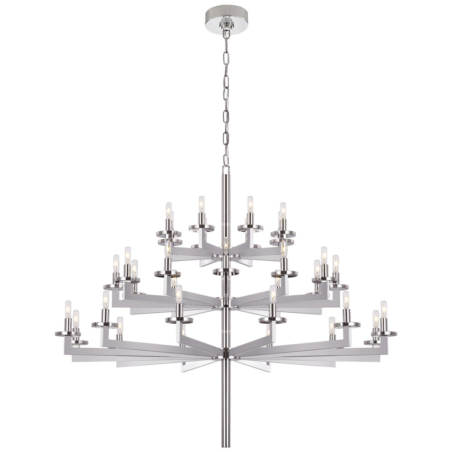 Visual Comfort Signature Canada - KW 5202PN - 32 Light Chandelier - Liaison - Polished Nickel