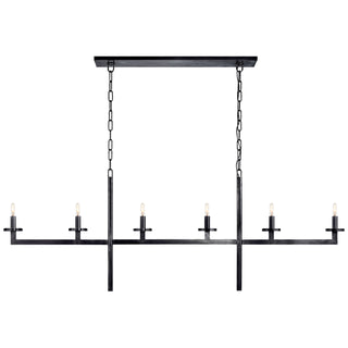 Liaison Six Light Linear Chandelier