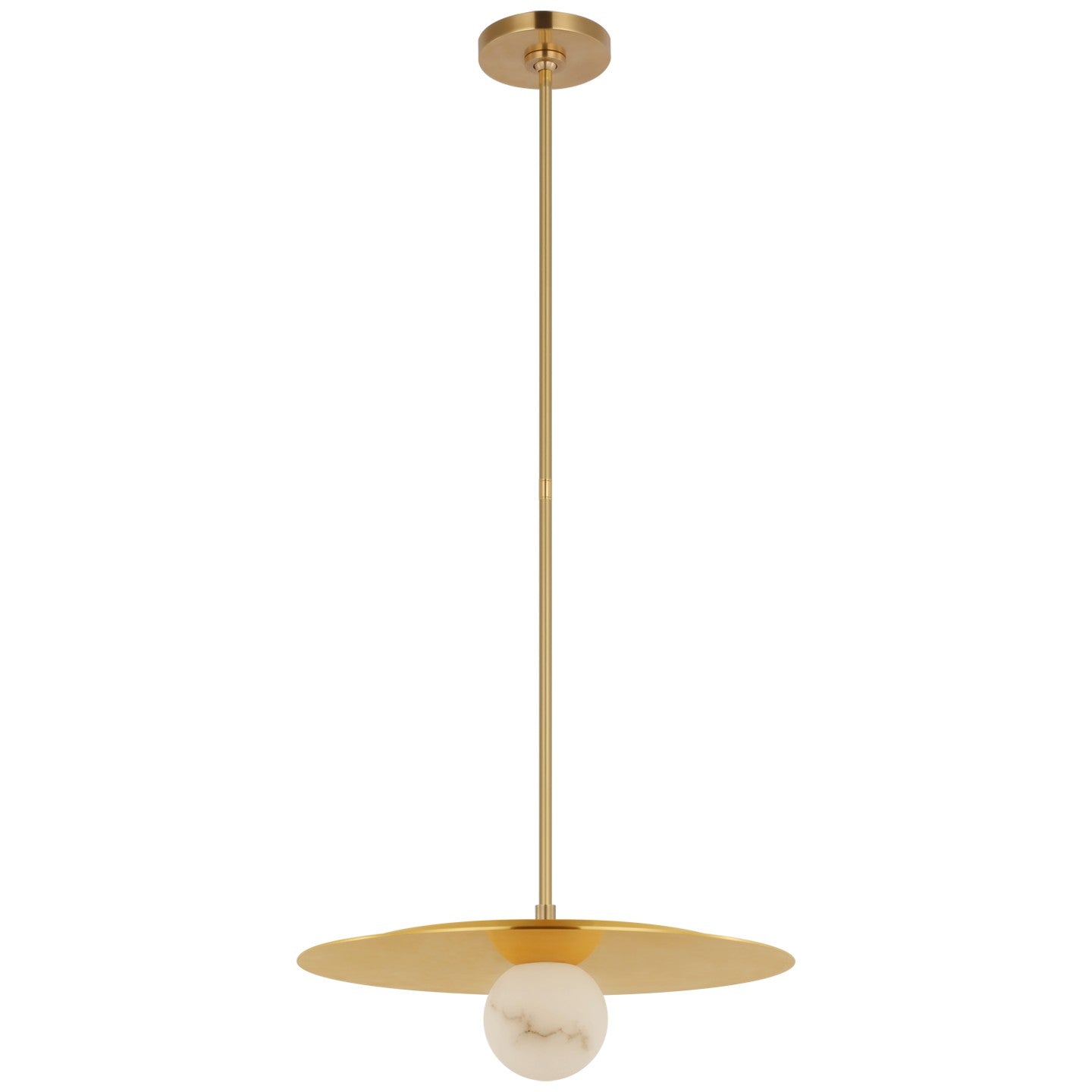Visual Comfort Signature Canada - KW 5526MAB-ALB - LED Pendant - Pertica - Mirrored Antique Brass