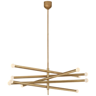 Visual Comfort Signature Canada - KW 5587AB-ECG - LED Chandelier - Rousseau - Antique-Burnished Brass