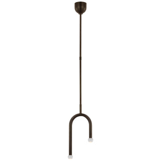 Visual Comfort Signature Canada - KW 5590BZ-CG - LED Pendant - Rousseau - Bronze