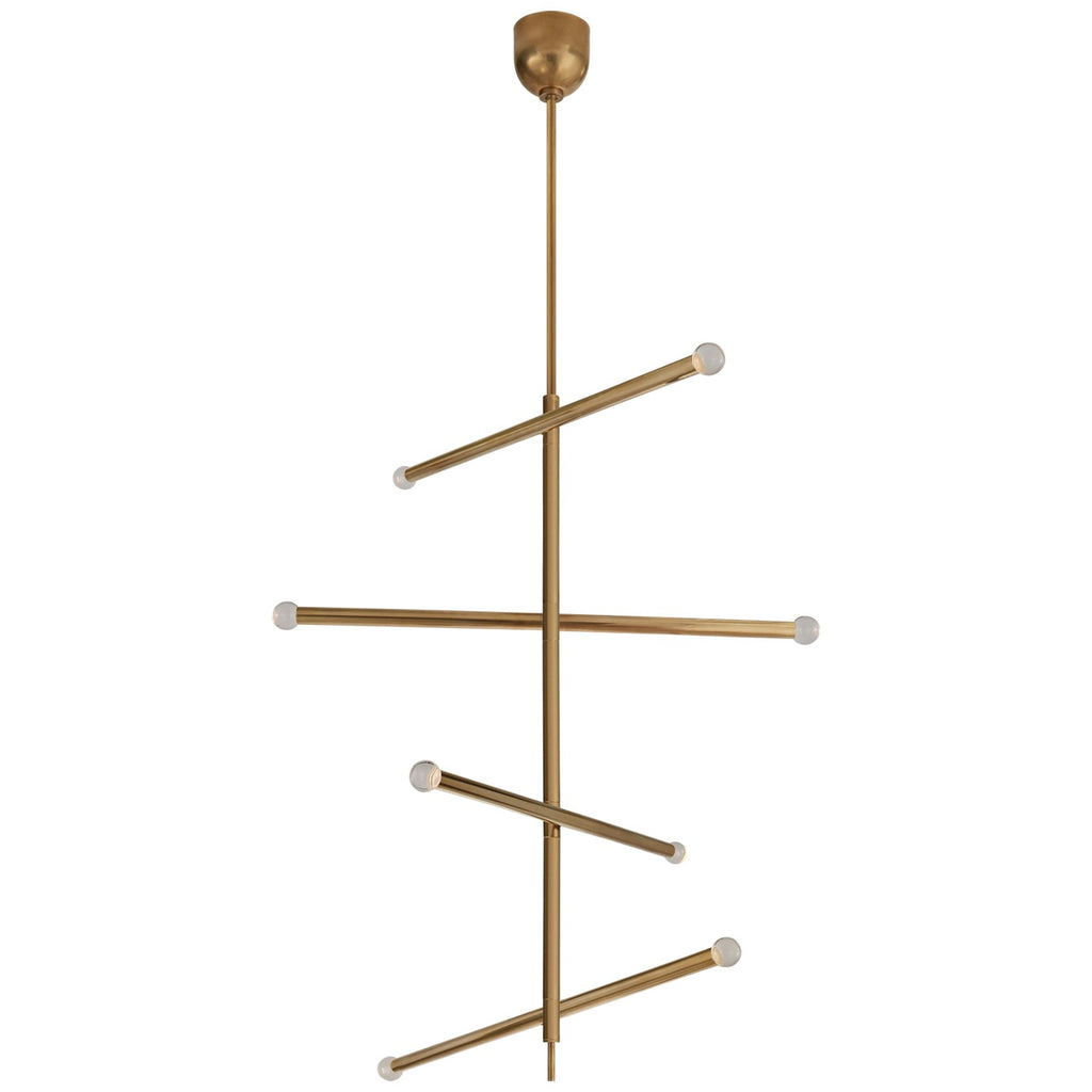 Visual Comfort Signature Canada - KW 5593AB-CG - LED Chandelier - Rousseau - Antique-Burnished Brass
